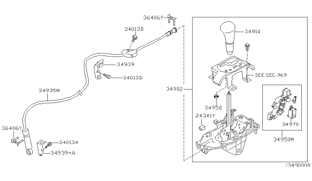 2006 Nissan Maxima Auto Transmission Control Device Diagram 1