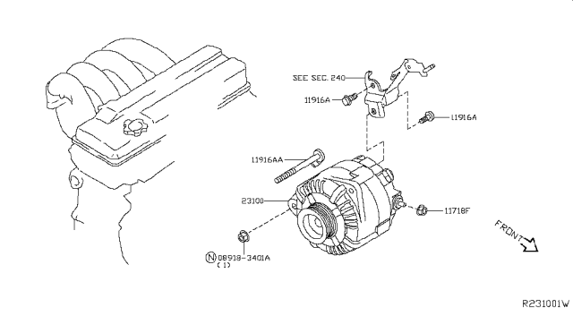 2006 Nissan Maxima Alternator Diagram 2