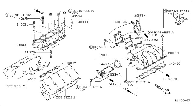 2007 Nissan Maxima Manifold Diagram 4