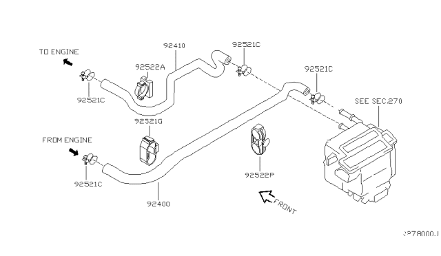 2008 Nissan Maxima Heater Piping Diagram