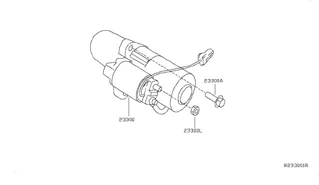 2008 Nissan Maxima Starter Motor Diagram