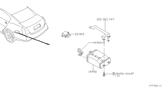 2006 Nissan Maxima Engine Control Vacuum Piping Diagram 2