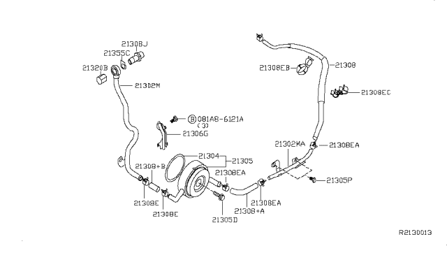 2007 Nissan Maxima Oil Cooler Diagram 1