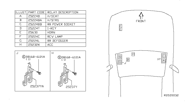 2007 Nissan Maxima Relay Diagram 2