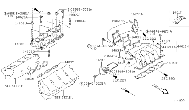 2004 Nissan Maxima Manifold Diagram 3