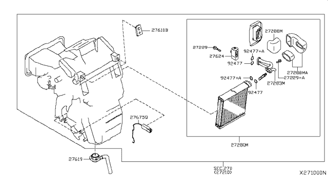 2010 Nissan Versa Cooling Unit Diagram 2