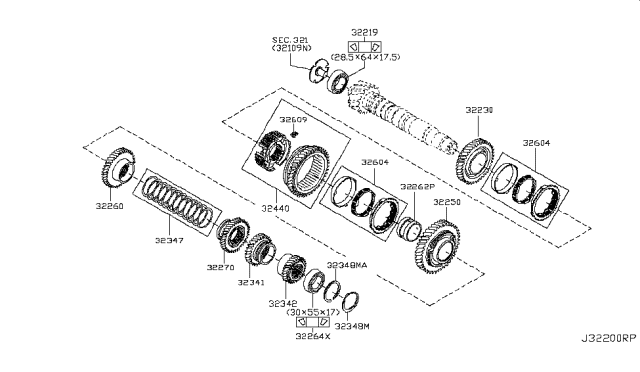 2008 Nissan Versa Transmission Gear Diagram 6