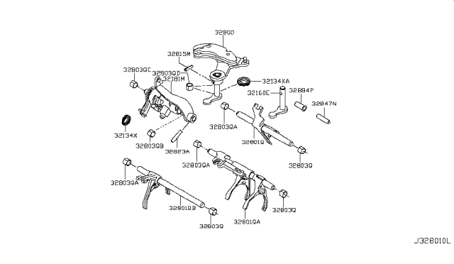 2012 Nissan Versa Transmission Shift Control Diagram 1