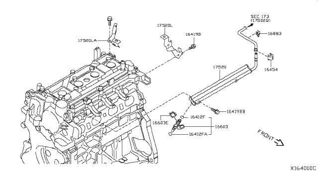 2007 Nissan Versa Fuel Strainer & Fuel Hose Diagram