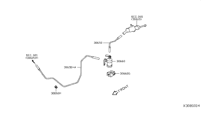 2012 Nissan Versa Clutch Piping Diagram