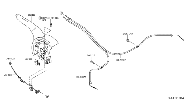 2008 Nissan Versa Parking Brake Control Diagram