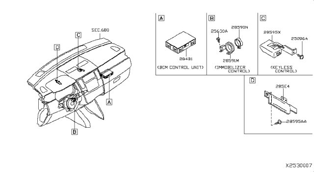 2010 Nissan Versa Electrical Unit Diagram 4