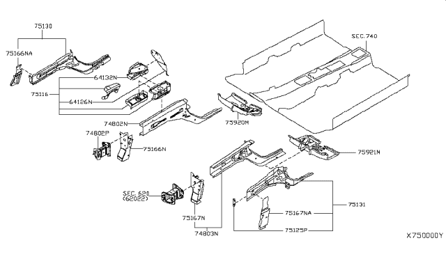 2011 Nissan Versa Member & Fitting Diagram 2