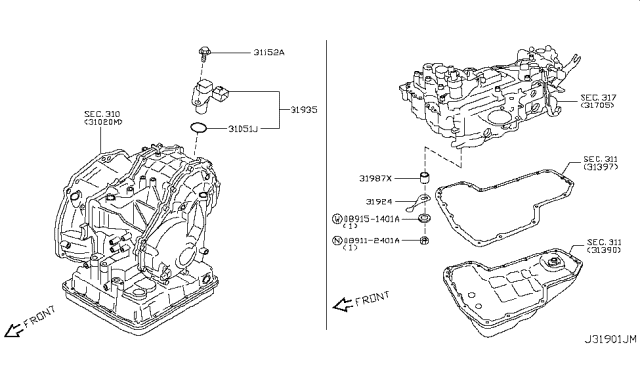 2009 Nissan Versa Control Switch & System Diagram 3