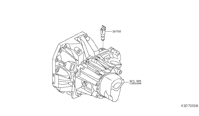 2009 Nissan Versa Speedometer Pinion Diagram 3