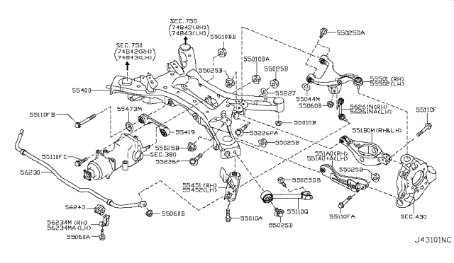 2011 Nissan Murano Rear Suspension Diagram 2