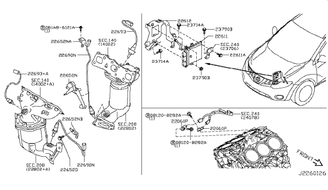 2012 Nissan Murano Engine Control Module Diagram 2