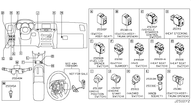 2011 Nissan Murano Switch Diagram 2