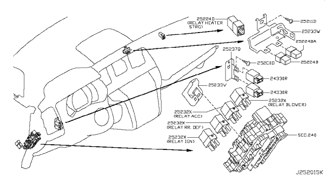 2012 Nissan Murano Relay Diagram 2