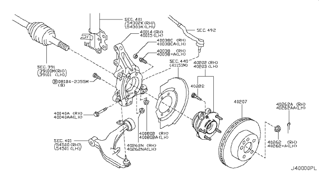 2012 Nissan Murano Front Axle Diagram 2