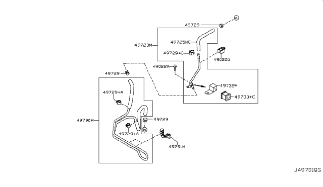 2014 Nissan Murano Power Steering Piping Diagram 2