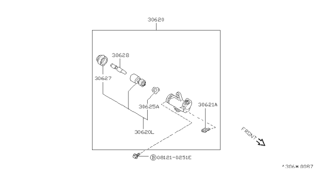 1992 Nissan Pathfinder Clutch Operating Cylinder Diagram 2