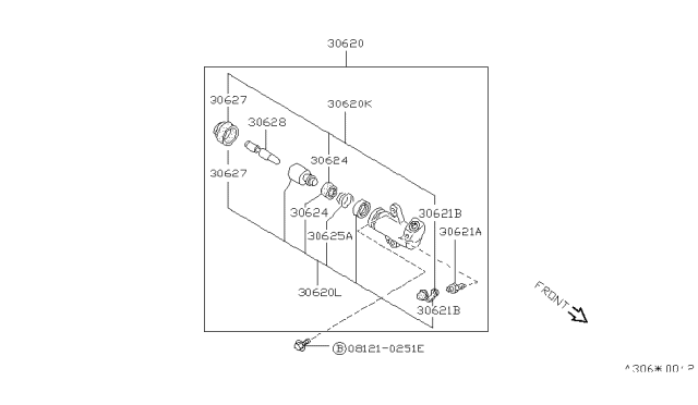 1990 Nissan Pathfinder Clutch Operating Cylinder Diagram