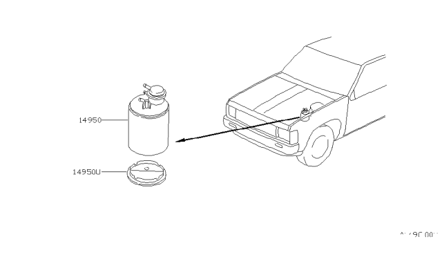 1995 Nissan Pathfinder Air Pollution Control Diagram 1