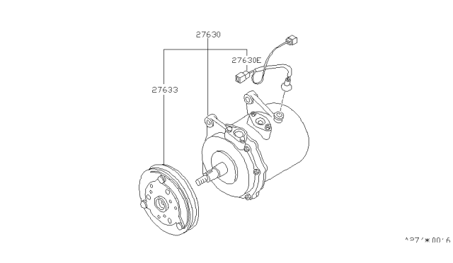 1988 Nissan Pathfinder Compressor Diagram