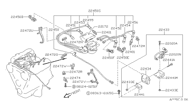 1989 Nissan Pathfinder Ignition System Diagram 2