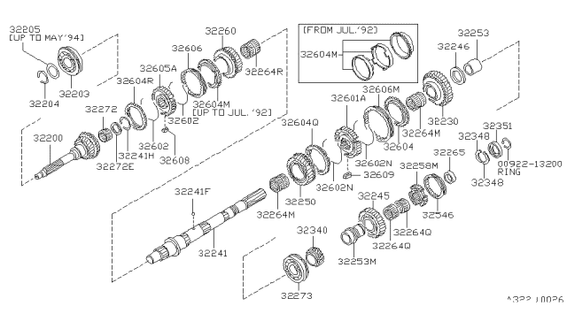 1995 Nissan Pathfinder Transmission Gear Diagram 5