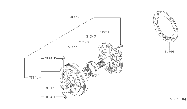 1989 Nissan Pathfinder Engine Oil Pump Diagram 3