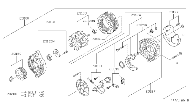 1994 Nissan Pathfinder Alternator Diagram 1