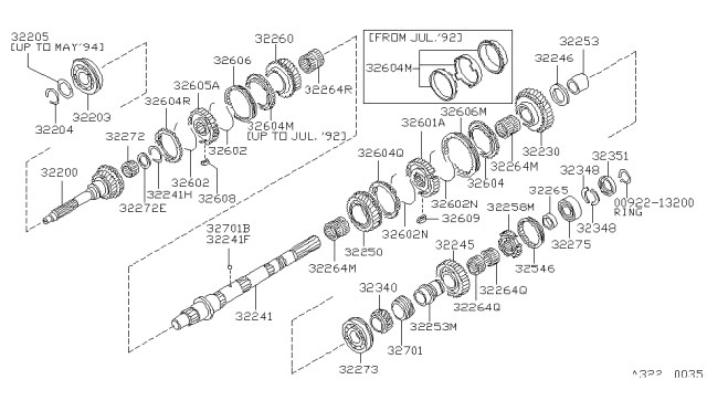 1993 Nissan Pathfinder Transmission Gear Diagram 4