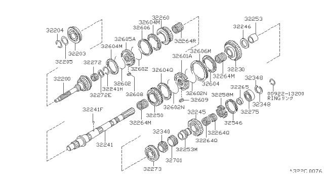 1988 Nissan Pathfinder Transmission Gear Diagram 4