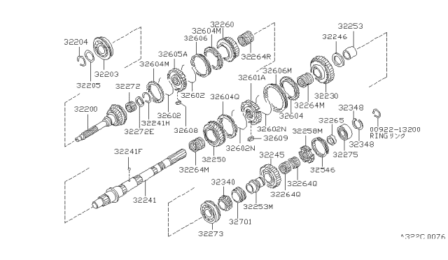 1987 Nissan Pathfinder Transmission Gear Diagram 4