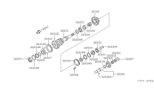 1988 Nissan Pathfinder Transmission Gear Diagram 2