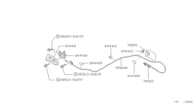 1991 Nissan Pathfinder Trunk Opener Diagram