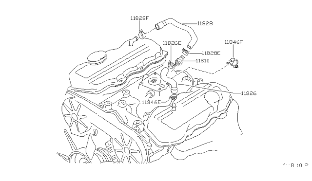 1994 Nissan Pathfinder Crankcase Ventilation Diagram 2