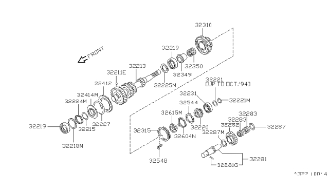 1990 Nissan Pathfinder Transmission Gear Diagram 3