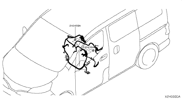 2017 Nissan NV200 Compact cargo Wiring Diagram 23