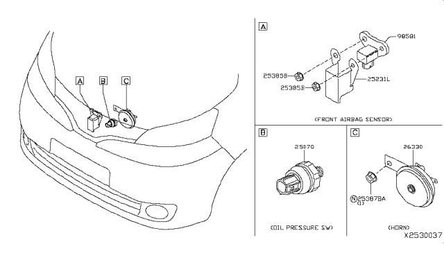 2014 Nissan NV Electrical Unit Diagram 2