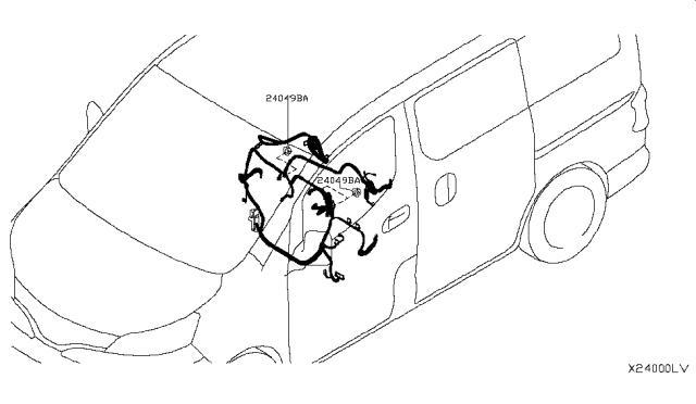 2017 Nissan NV200 Compact cargo Wiring Diagram 24