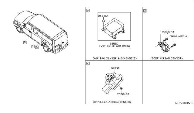 2017 Nissan NV Electrical Unit Diagram 4