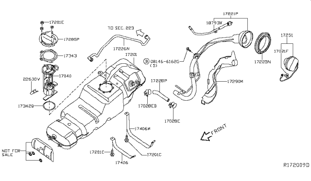 2018 Nissan NV Fuel Tank Diagram