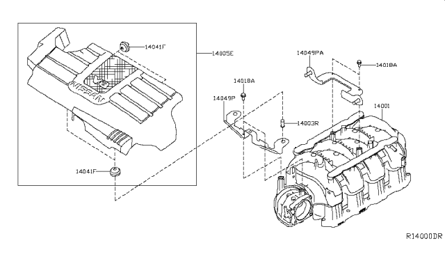 2018 Nissan NV Manifold Diagram 1