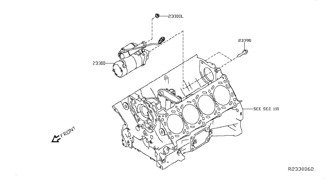 2017 Nissan NV 2500 Starter Motor Diagram 2