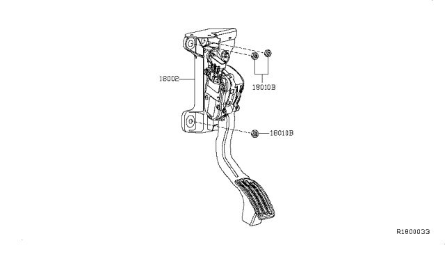 2017 Nissan NV 3500 Accelerator Linkage Diagram