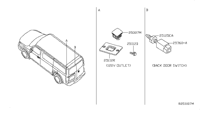 2019 Nissan NV Switch Diagram 1