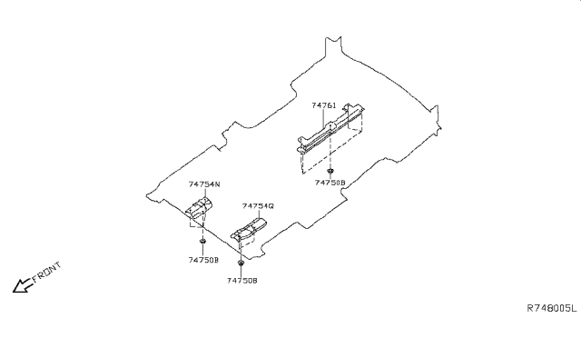 2017 Nissan NV 3500 Floor Fitting Diagram 3